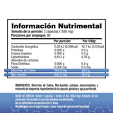 Colina E Inositol 1200mg por porción (2 cápsulas)