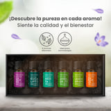 S&V - Kit de 6 Aceites esenciales para Aromaterapia