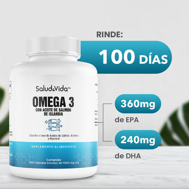 Omega 3 De Aceite De Salmón de Islandia