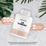 Ajo en cápsulas sin olor 500mg 200 Cápsulas - SaludVida México