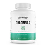 Alga Chlorella 200 Cápsulas Pared Rota y Orgánica - SaludVida México