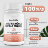 Biotina, Ácido Hialurónico y Colágeno - SaludVida México