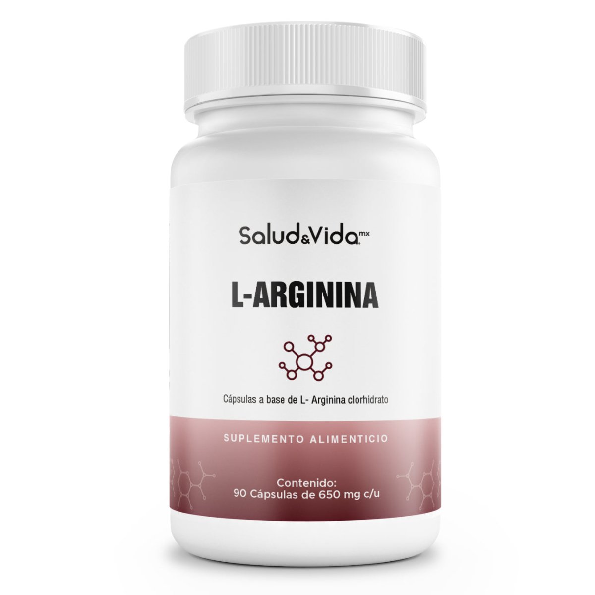 L-Arginina Pura 650mg - SaludVida México