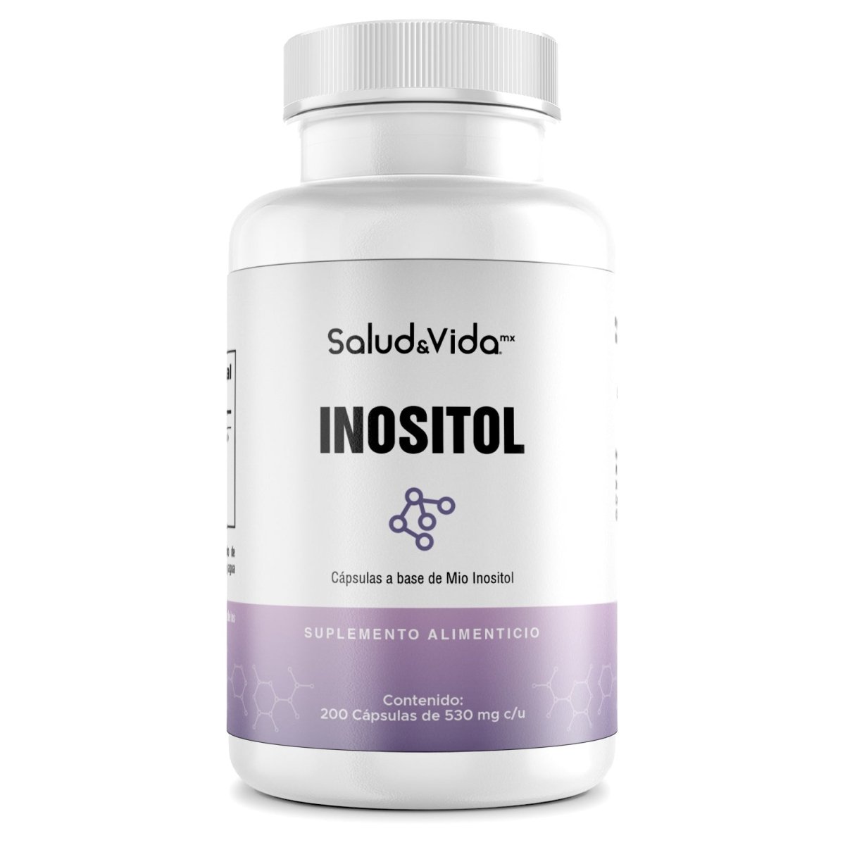 Myo Inositol Puro 500mg 200 Cápsulas - SaludVida México